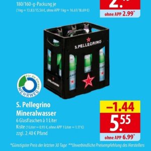 Mineralwasser bei Famila Nord Ost