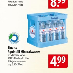 Mineralwasser bei Famila Nord Ost