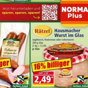 Glas bei Norma