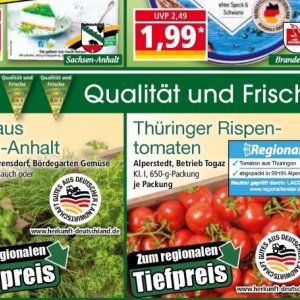 Tomaten bei Norma