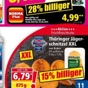Schnitzel bei Norma