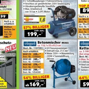 Betonmischer bei Norma