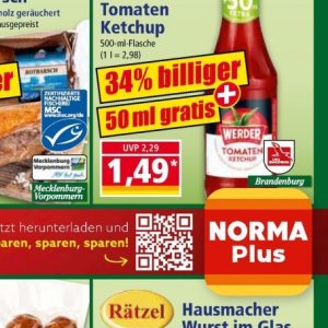 Ketchup bei Norma