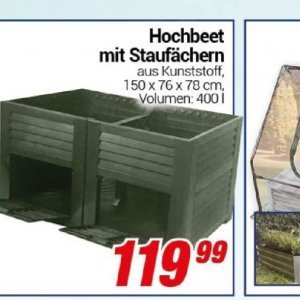 Hochbeet bei Centershop