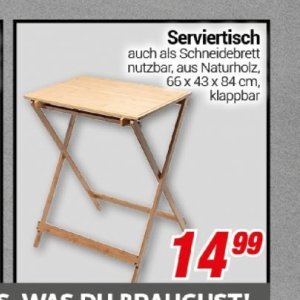 Servierwagen bei Centershop