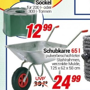 Schubkarre bei Centershop