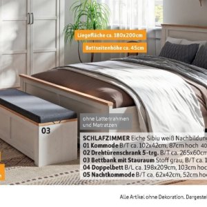 Schlafzimmer bei Sconto
