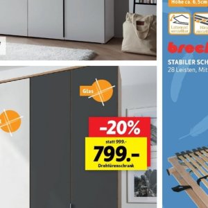 Glas bei Sconto