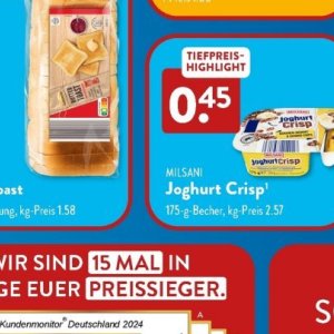 Joghurt bei Aldi SÜD