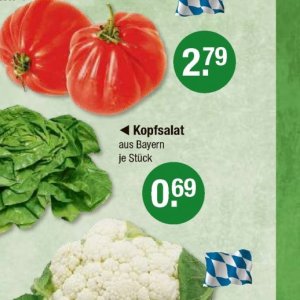 Kopfsalat bei V-Markt
