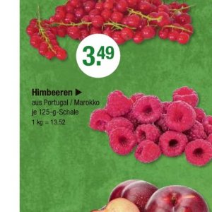 Himbeeren bei V-Markt