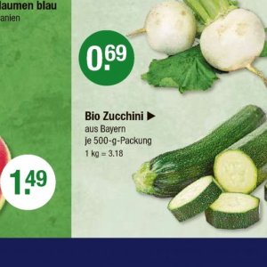 Zucchini bei V-Markt