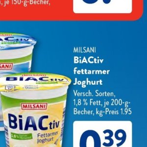 Joghurt bei Aldi SÜD