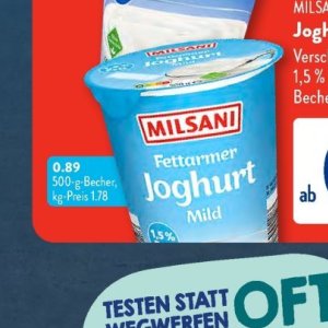 Joghurt bei Aldi SÜD