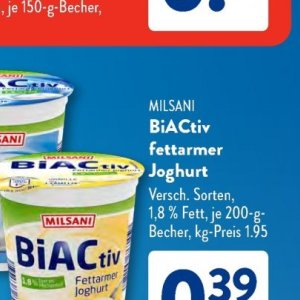Joghurt bei Aldi SÜD