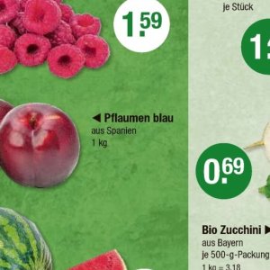 Pflaumen bei V-Markt