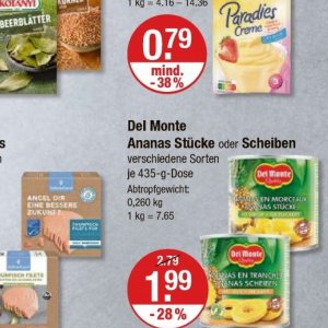 Ananas bei V-Markt