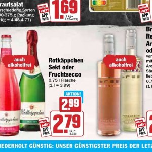 Sekt bei Hit