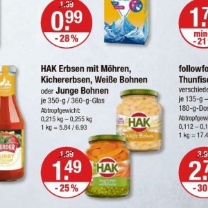 Bohnen bei V-Markt