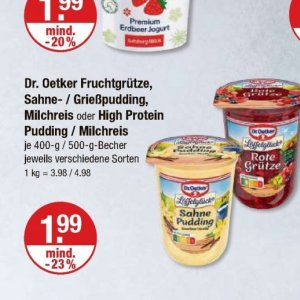 Pudding bei V-Markt