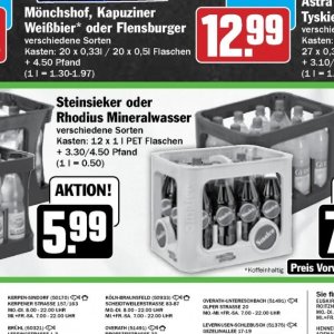 Mineralwasser bei Hit