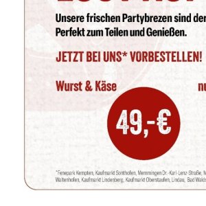 Wurst bei Feneberg