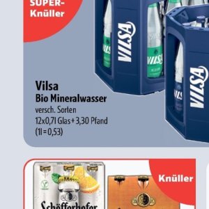 Mineralwasser bei Aktiv Irma
