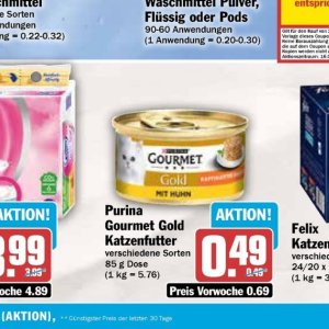 Katzenfutter purina  bei AEZ