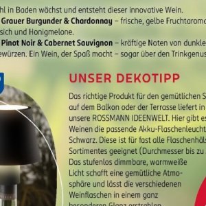 Balkon bei Rossmann