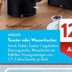 Wasserkocher bei Aldi SÜD
