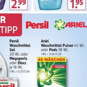 Waschmittel ariel  bei Rossmann