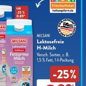 Milch bei Aldi SÜD