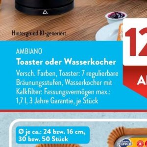 Wasserkocher bei Aldi SÜD