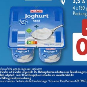Joghurt bei Aldi SÜD