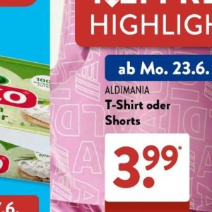Shorts bei Aldi SÜD