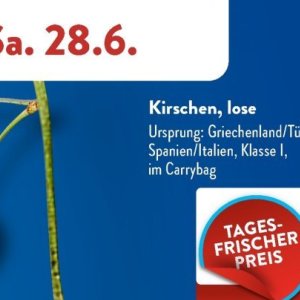 Kirschen bei Aldi SÜD