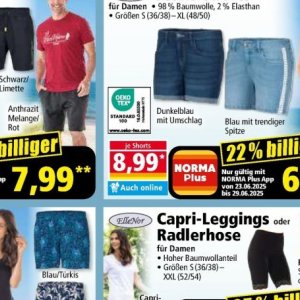 Shorts bei Norma