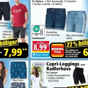 Shorts bei Norma