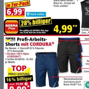 Shorts bei Norma