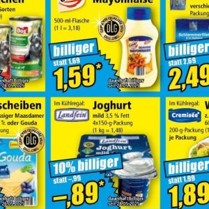 Joghurt bei Norma