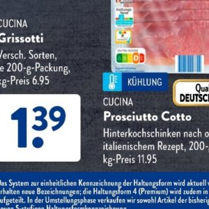 Prosciutto bei Aldi SÜD