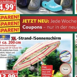 Sonnenschirm bei Norma