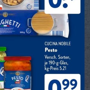 Pesto bei Aldi SÜD