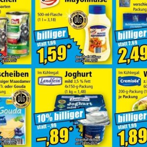 Joghurt bei Norma