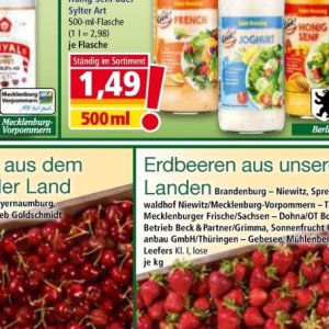 Erdbeeren bei Norma