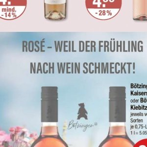 Wein bei V-Markt