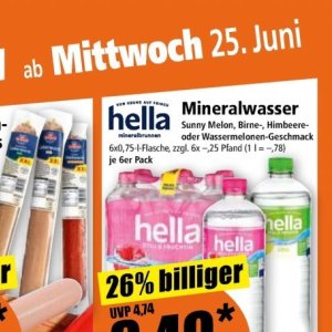 Mineralwasser bei Norma