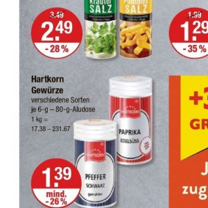 Gewürze bei V-Markt