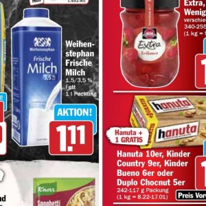 Milch bei Hit