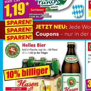 Bier bei Norma